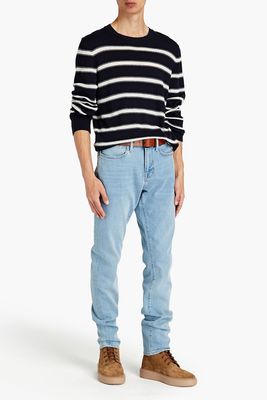 Slim-Fit Whiskered Denim Jeans from Frame