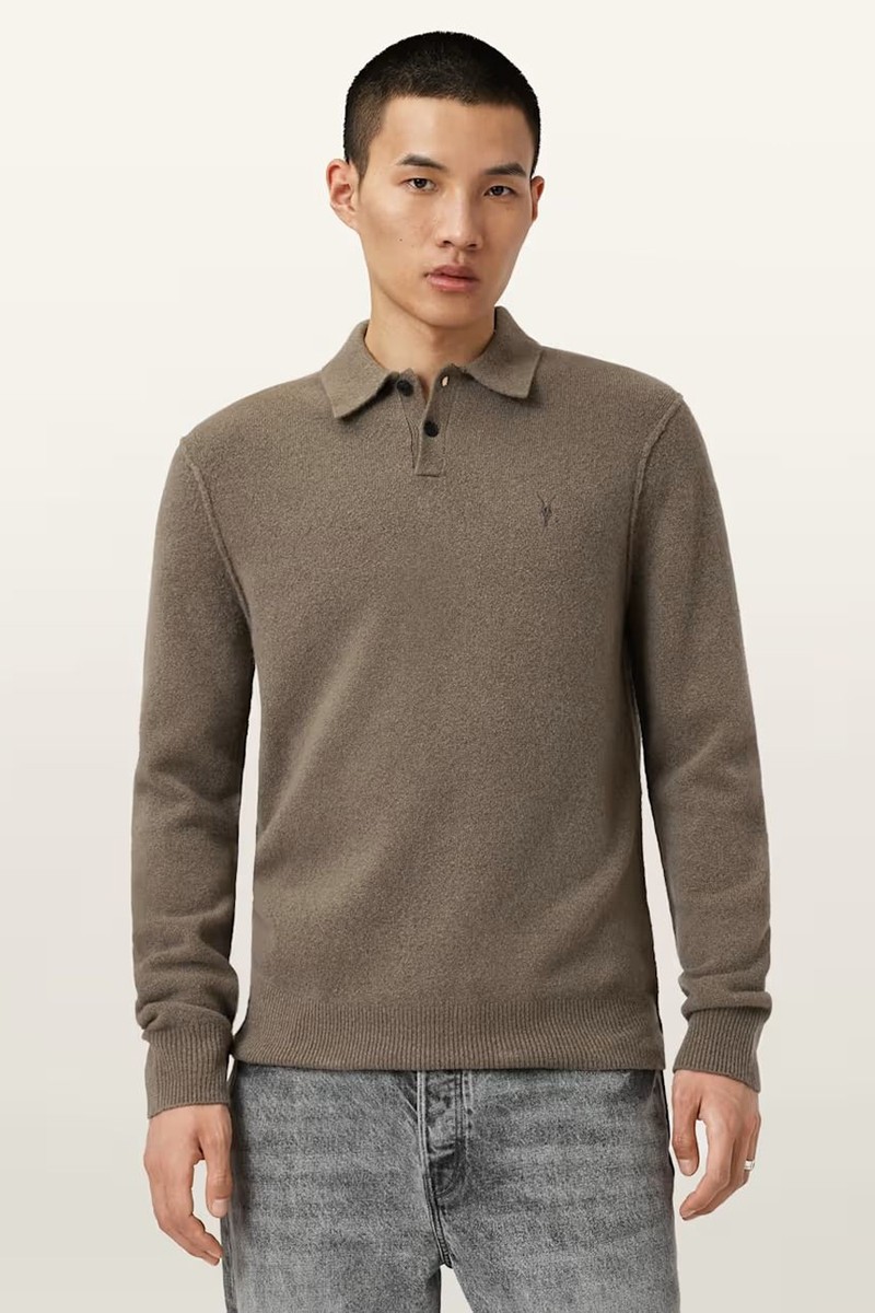 Statten Long Sleeve Polo Jumper