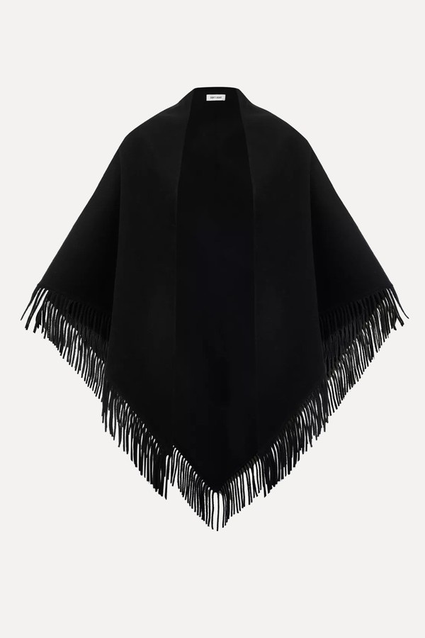 Fringed Brushed-Knit Wool-Cashmere Blend Scarf from Soft Goat