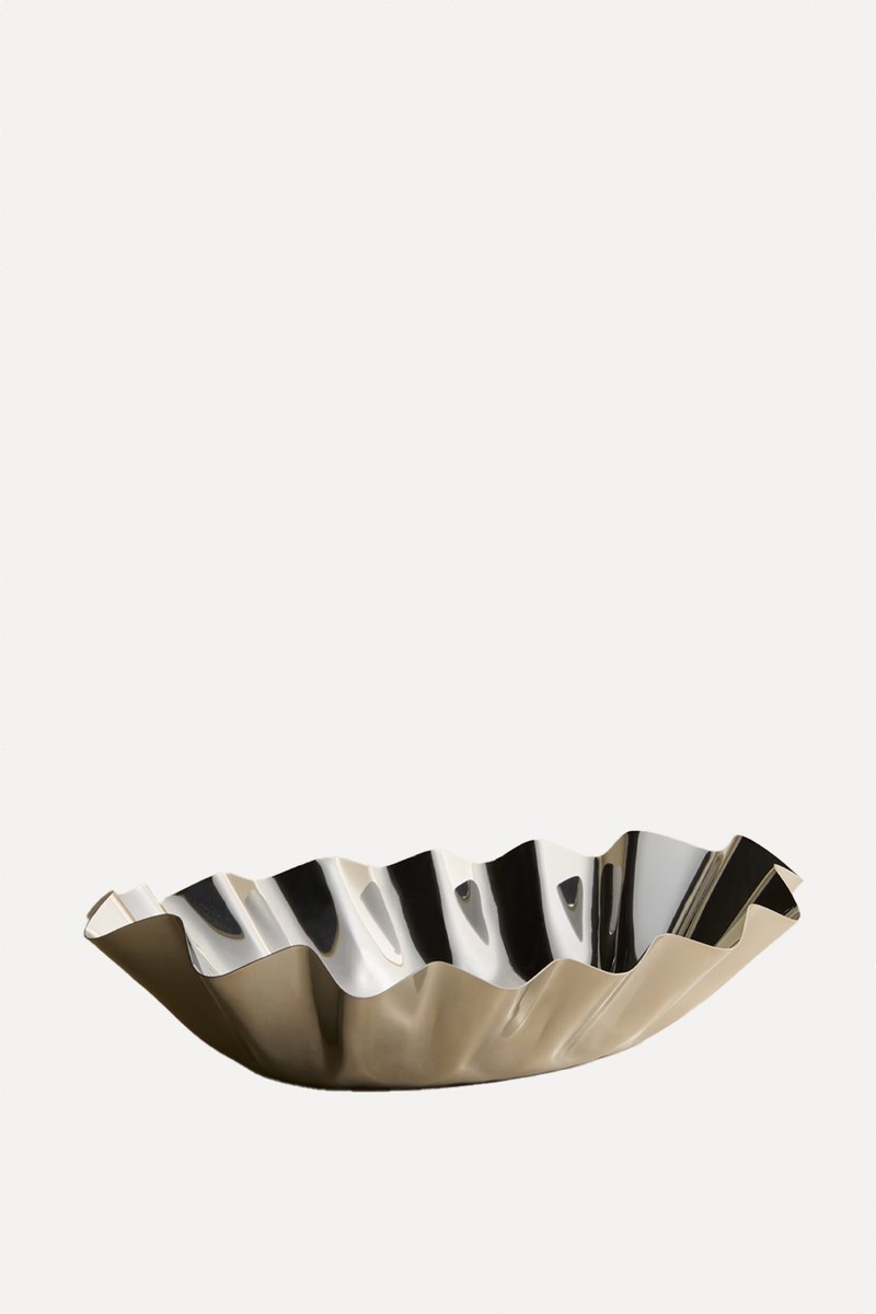Scallop Metal Serving Bowl from Marks & Spencer