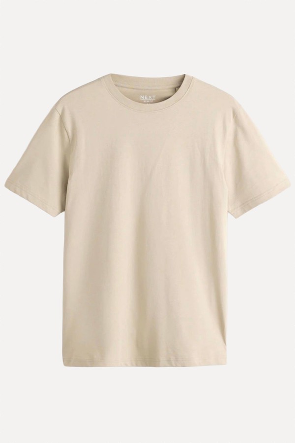Slim Fit Essential Crew Neck Cotton T-Shirt