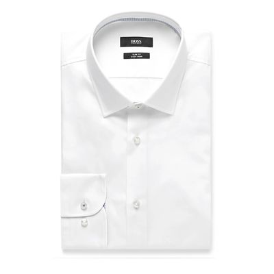 Jessi Slim-Fit Cotton-Poplin Shirt from Hugo Boss