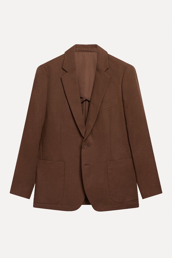 Tailored Linen Blazer from Percival