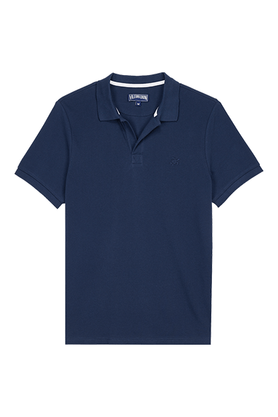 Organic Cotton Pique Polo Shirt Solid