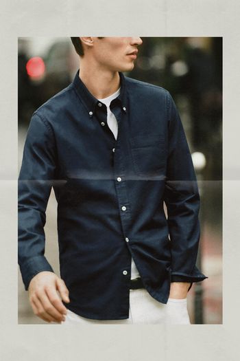 Regular Fit Oxford Cotton Shirt, £35.99 | MANGO