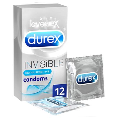 Invisible Extra Lubricated 12s from Durex