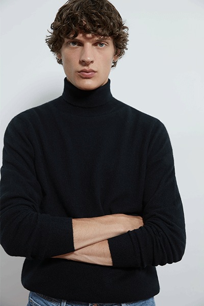 Cashmere Turtleneck Sweater