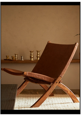 Leather Folding Chair, £349.99 | Zara