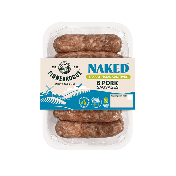 Naked 10 Pork Sausages from Finnebrogue