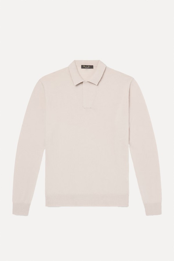 Sergio Cashmere Polo Sweater