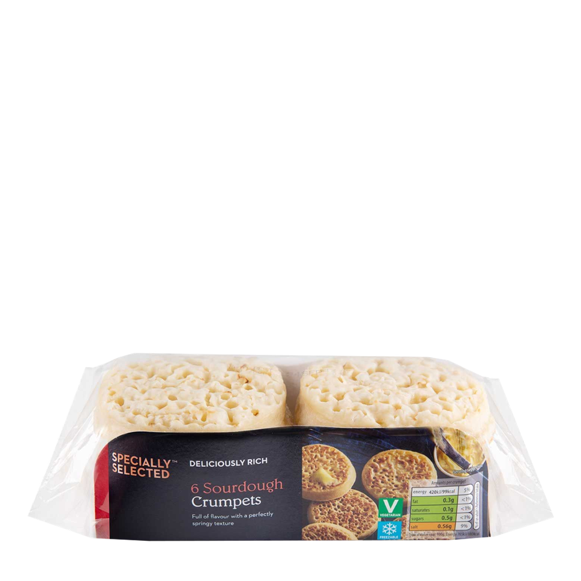 Sourdough Crumpets 6 Pack from Specially Selected