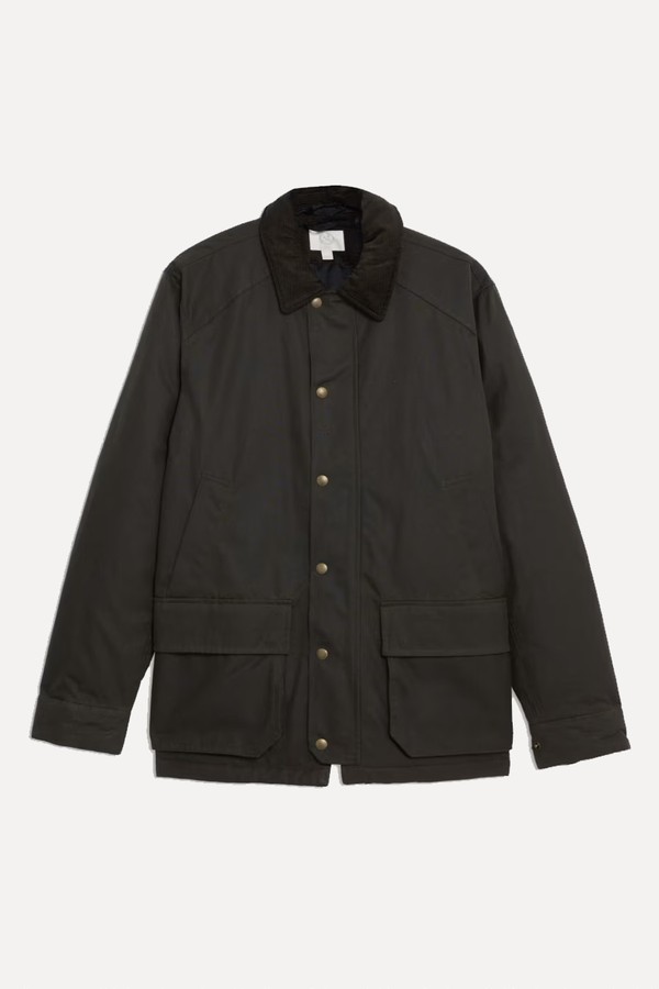 Pure Cotton Wax Jacket from Marks & Spencer