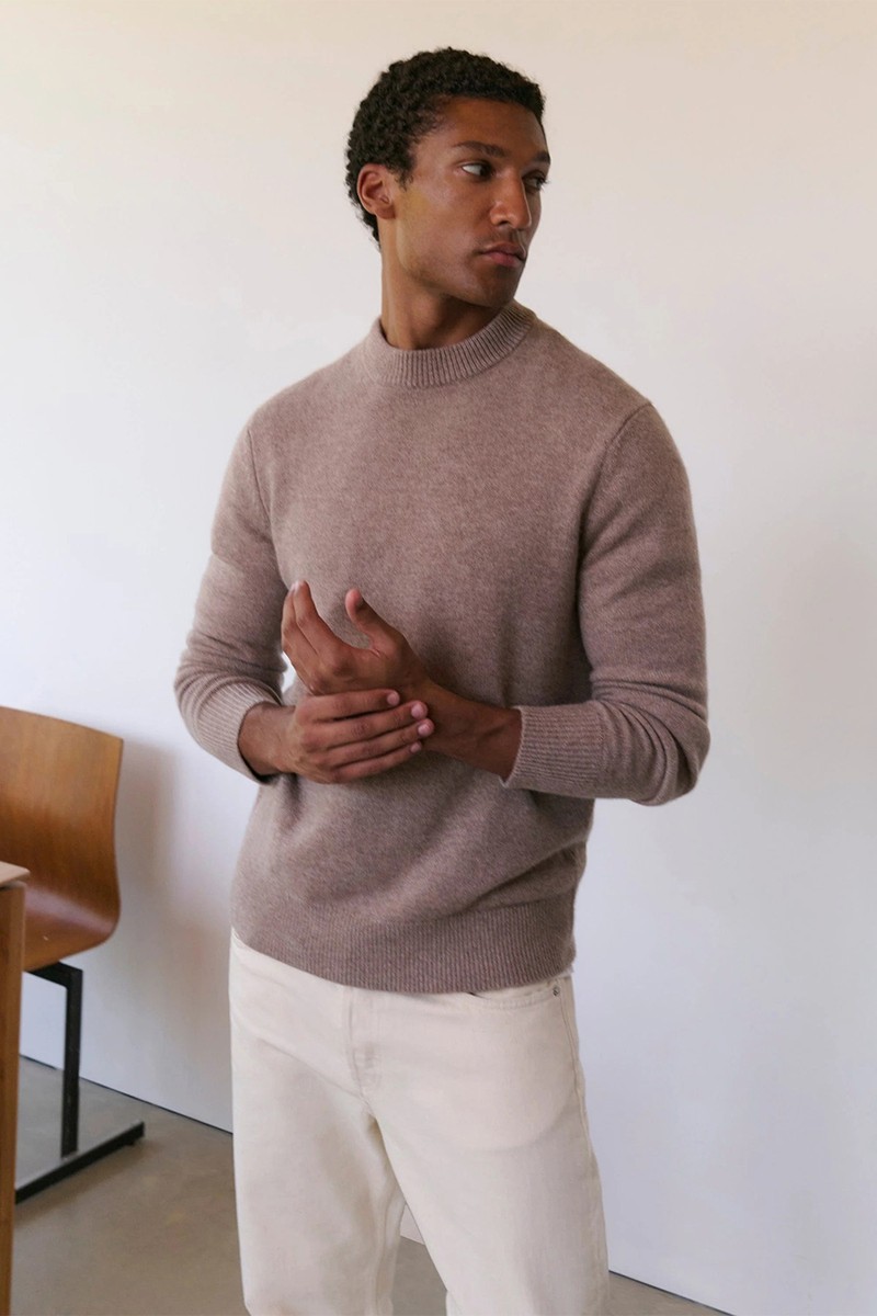 Cashmere Mid-Weight Crew Neck Jumper