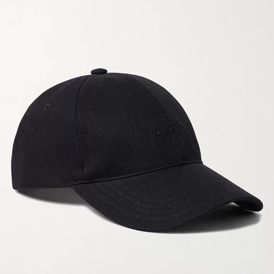 Logo Embroidered Cotton Blend Canvas Baseball Cap from A.P.C.