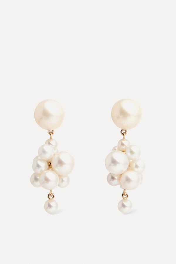 Botticelli Earrings With Pearls from Sophie Billie Brahe