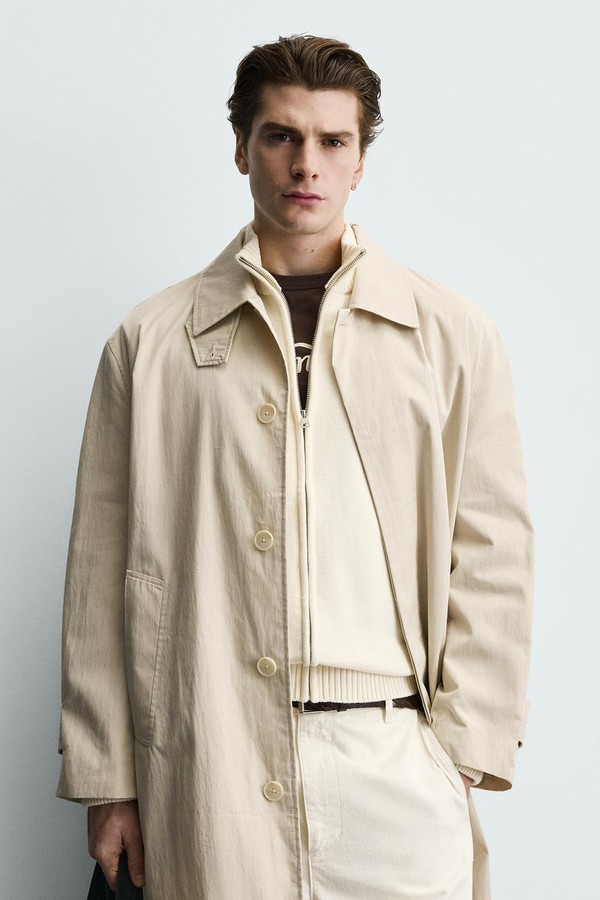 Regular Fit Trench Coat from Zara