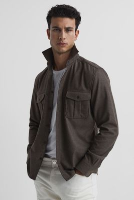 Chase Brushed Twin Overshirt, £98 | REISS
