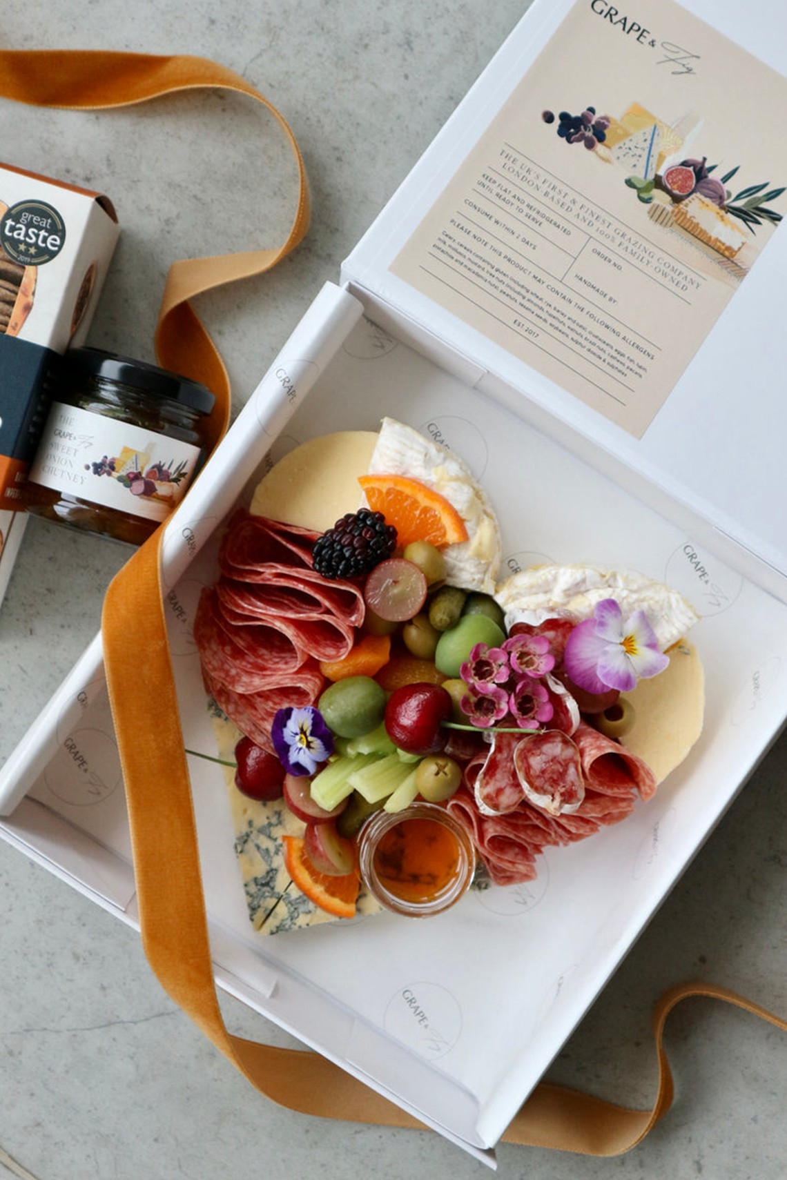 The 'All Heart' Cheese Box from Grape & Fig