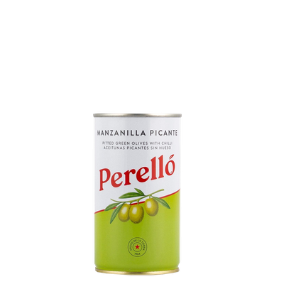 Manzanilla Spicy Pitted Olives from Perelló