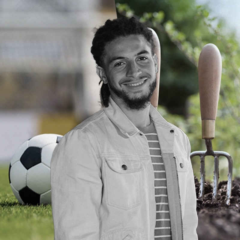How A Footballer Became A Gardener
