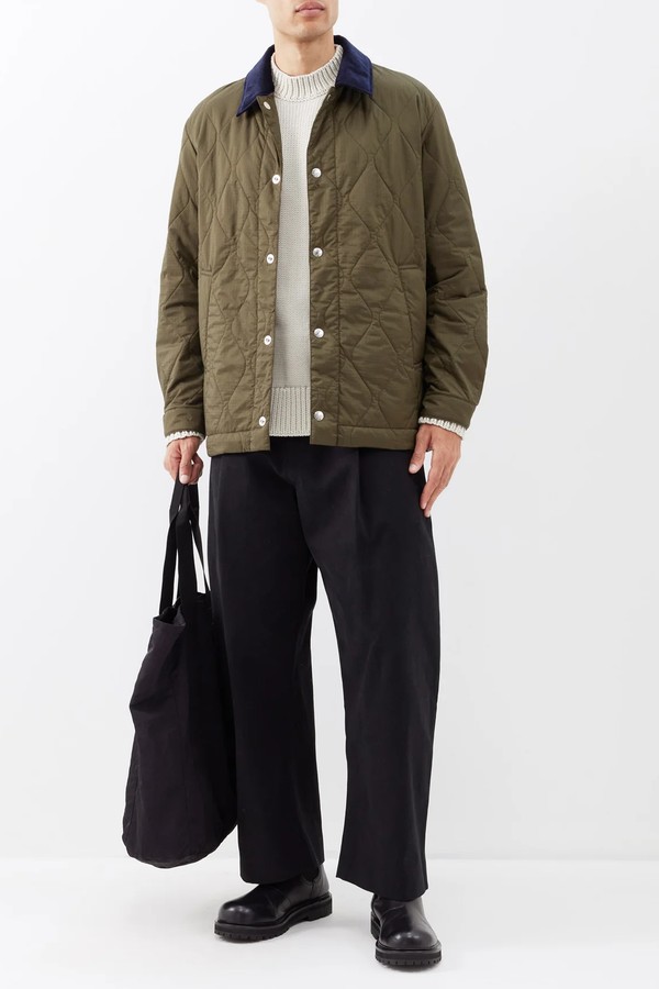 Teeming Corduroy-Collar Ripstop Jacket from Mackintosh