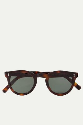 + Cubitts Herbrand Round-Frame Tortoiseshell Acetate Sunglasses