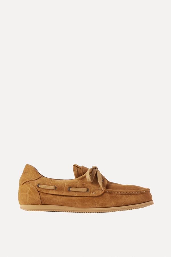 Batto Croc-Effect Suede Boat Shoes from Jacquemeus
