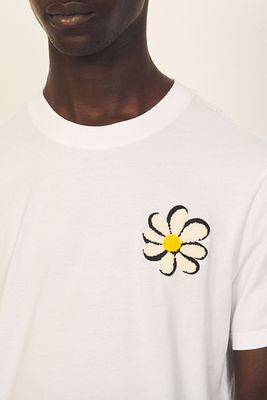 Organic Cotton T-Shirt With Patch from Sandro