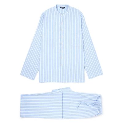 Brushed Granddad Cotton Pyjamas from Bonsoir London