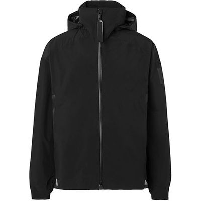Nylon-Blend Hooded Jacket