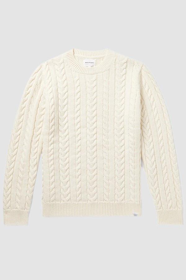 Arild Cable-Knit Wool Sweater from Norse Projects