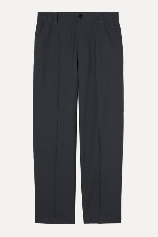 Wool Twill Pant With Embroidery from Gucci