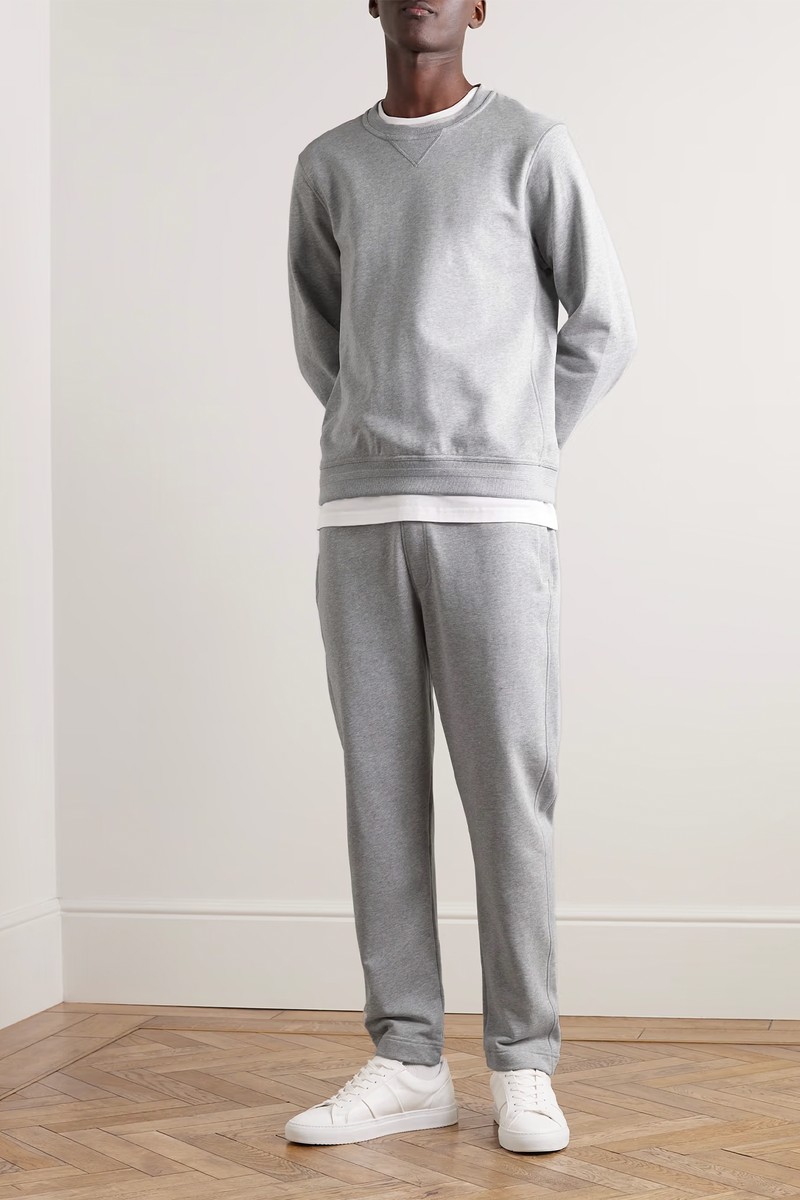 Tapered Cotton-Jersey Sweatpants from Mr P.