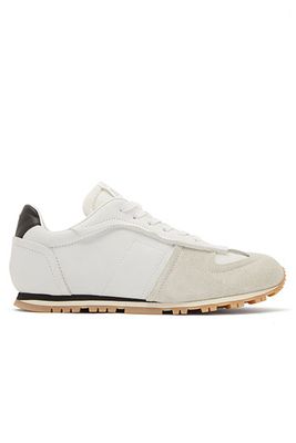 Runner Panelled Leather Trainers from Maison Margiela