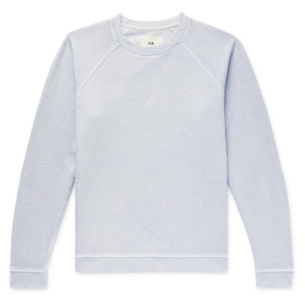 Rivet Loopback Cotton-Jersey Sweatshirt from Folk