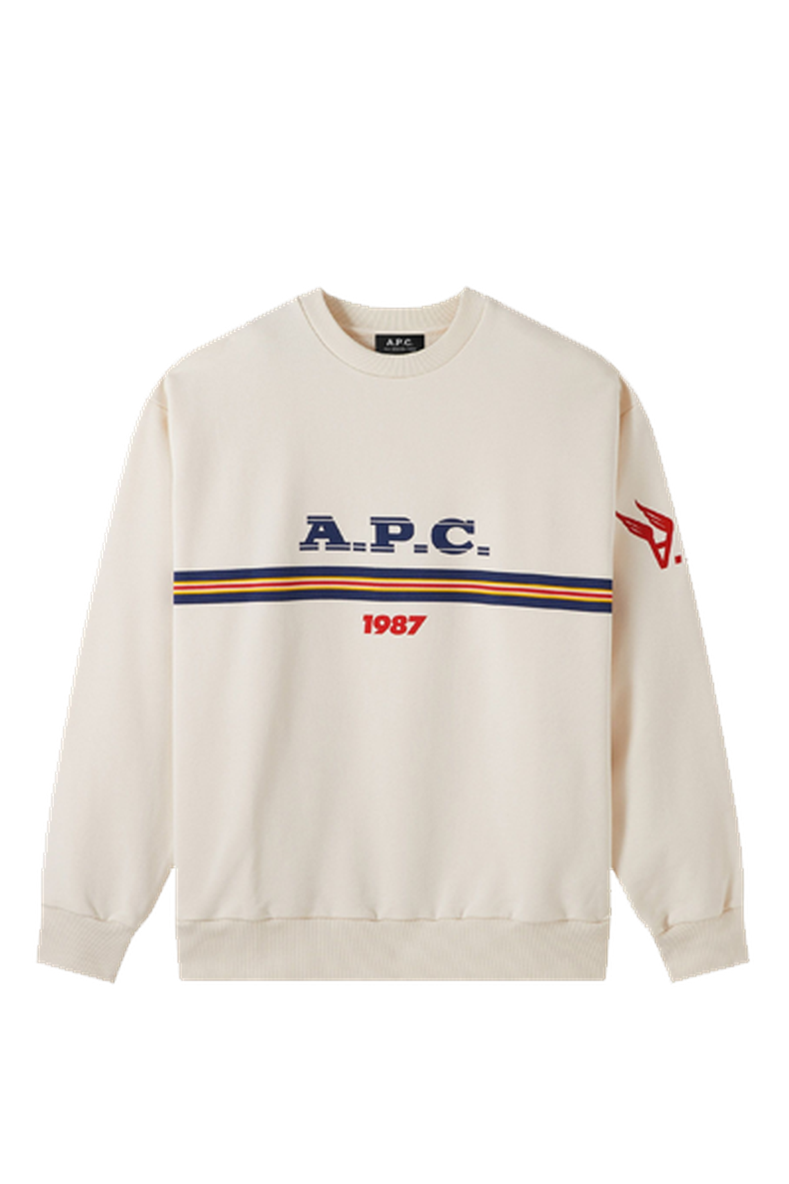 Adam Logo-Print Organic Cotton-Jersey Sweatshirt from A.P.C