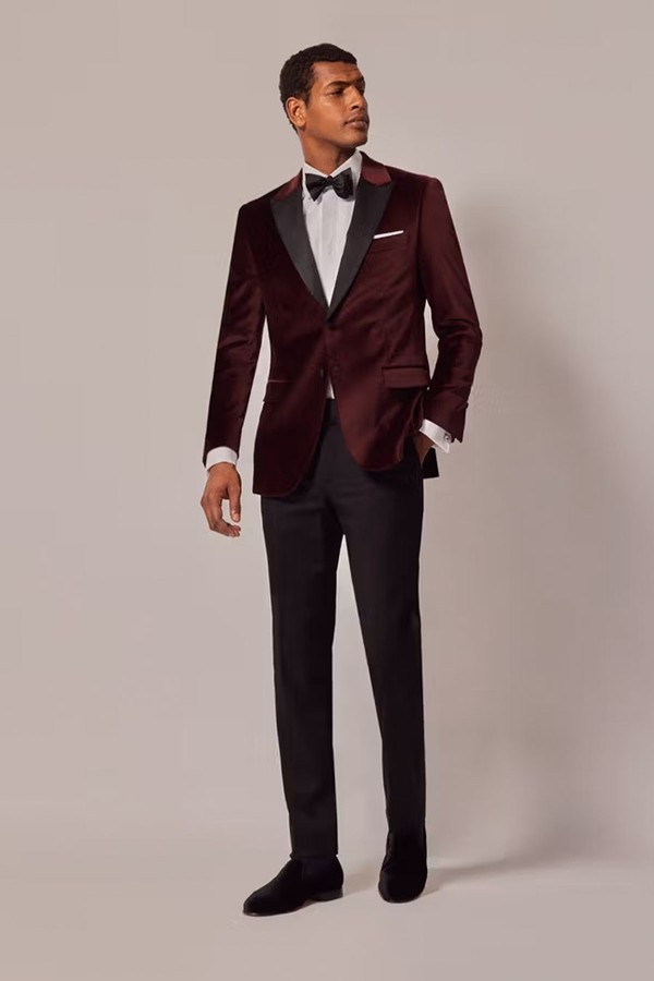 Velvet Slim Fit Jacket