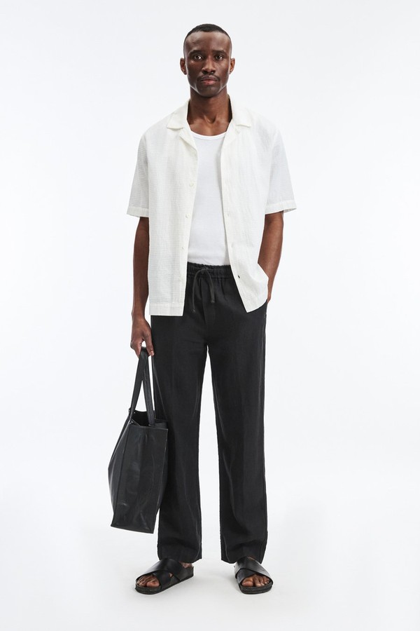 Tamiat Drawstring Linen Trousers