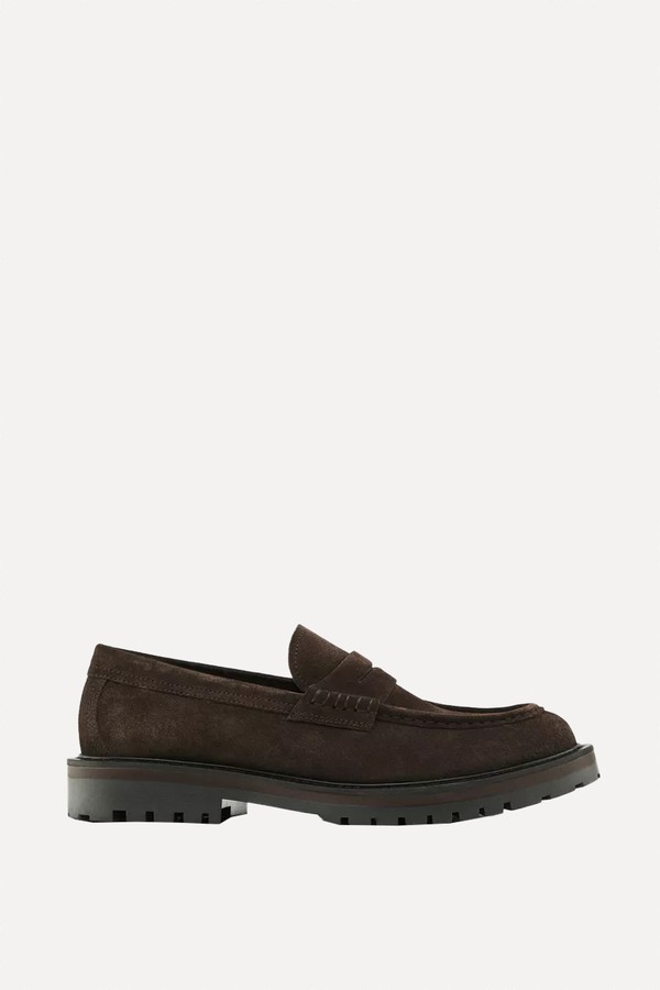 Track Sole Penny Loafers from Massimo Dutti