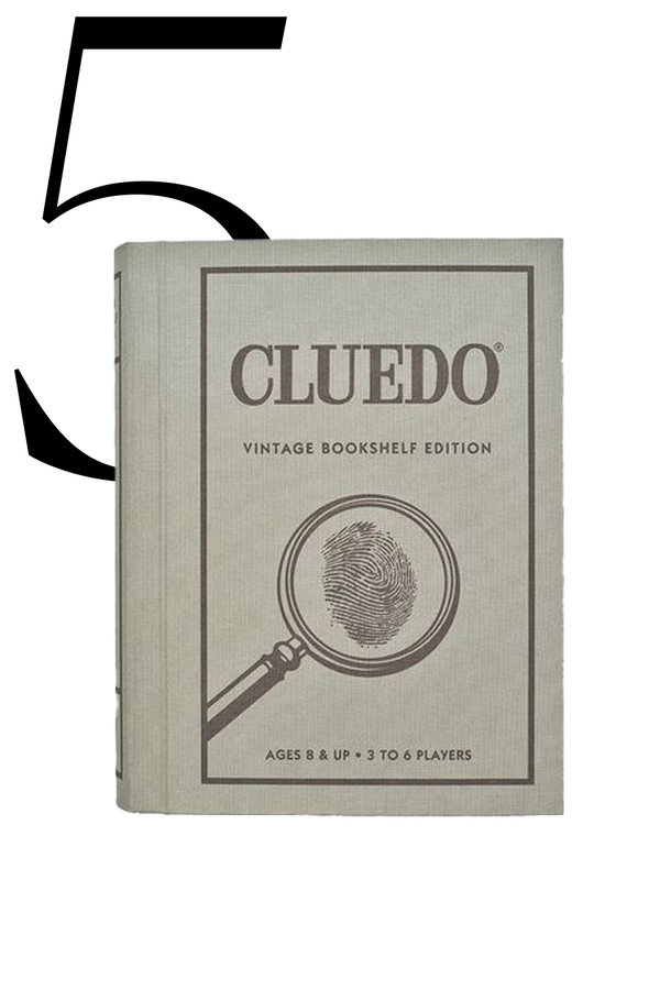 Cluedo Linen Vintage Bookshelf Edition from WS Game Company