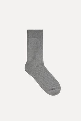 Supima Cotton Rib Socks from ARKET