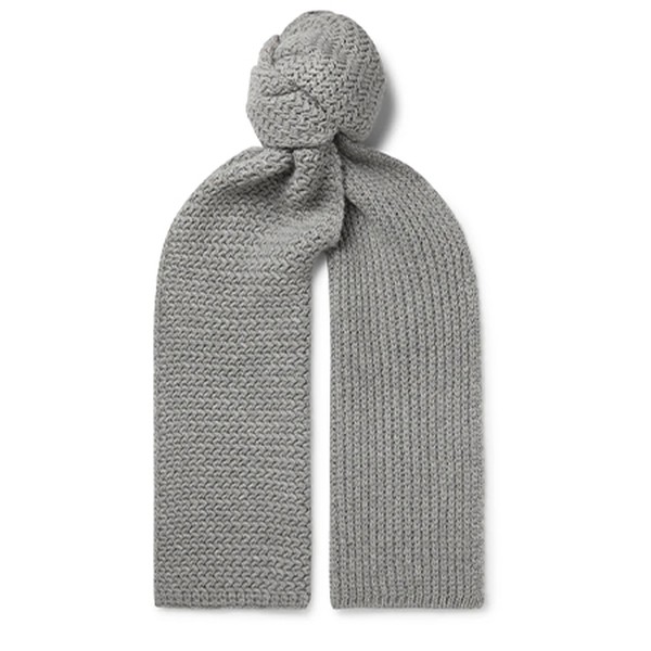 Ribbed Cashmere Scarf from Mr P.
