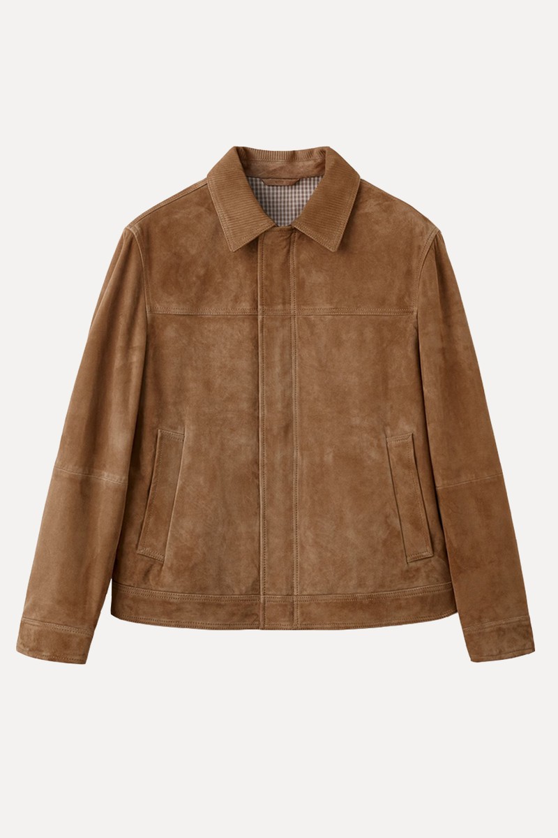 100% Leather Jacket With Pockets from Mango