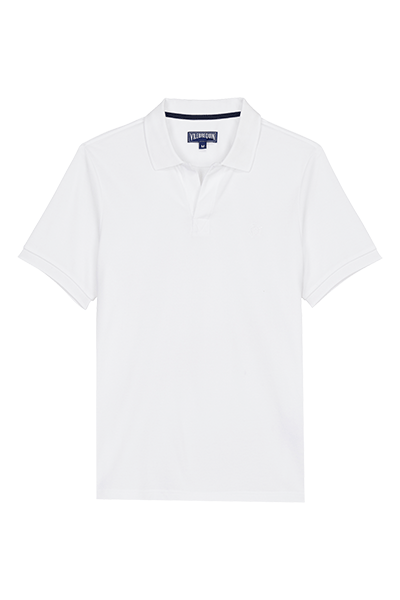 Organic Cotton Pique Polo Shirt Solid