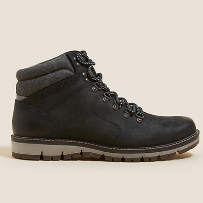 Leather Casual Boots from M&S