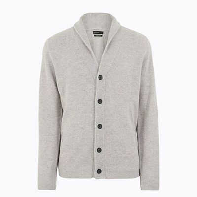 Pure Cashmere Shawl Neck Cardigan from M&S