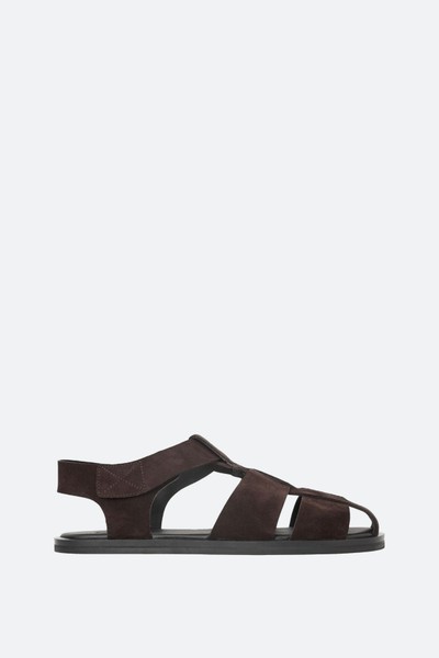 Suede Fisherman Sandals