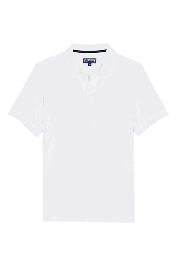 Organic Cotton Pique Polo Shirt Solid