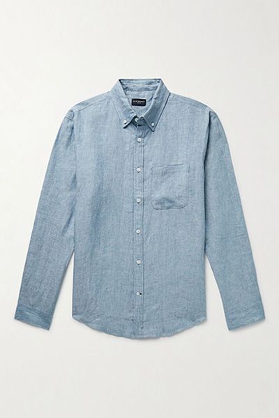 Button-Down Collar Linen Shirt from Club Monaco