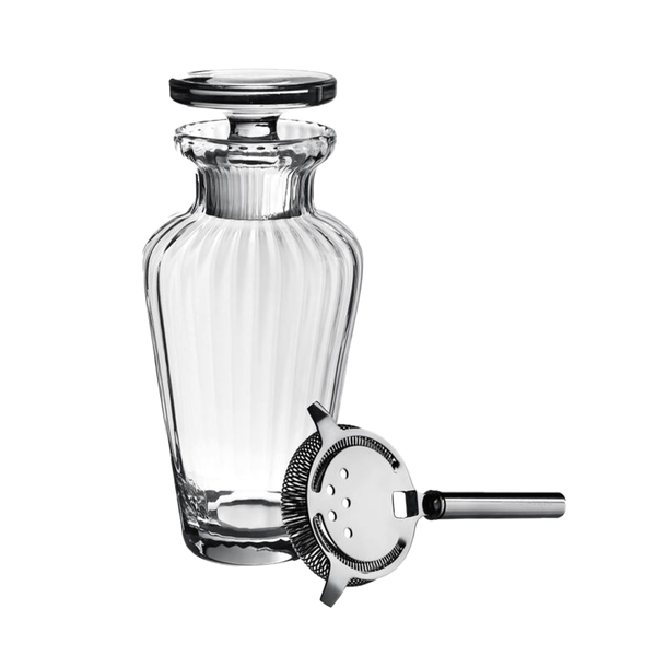 American Bar Corinne Cocktail Shaker With Metal Strainer from William Yeoward Crystal
